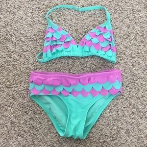 Cute mermaid scale bikini